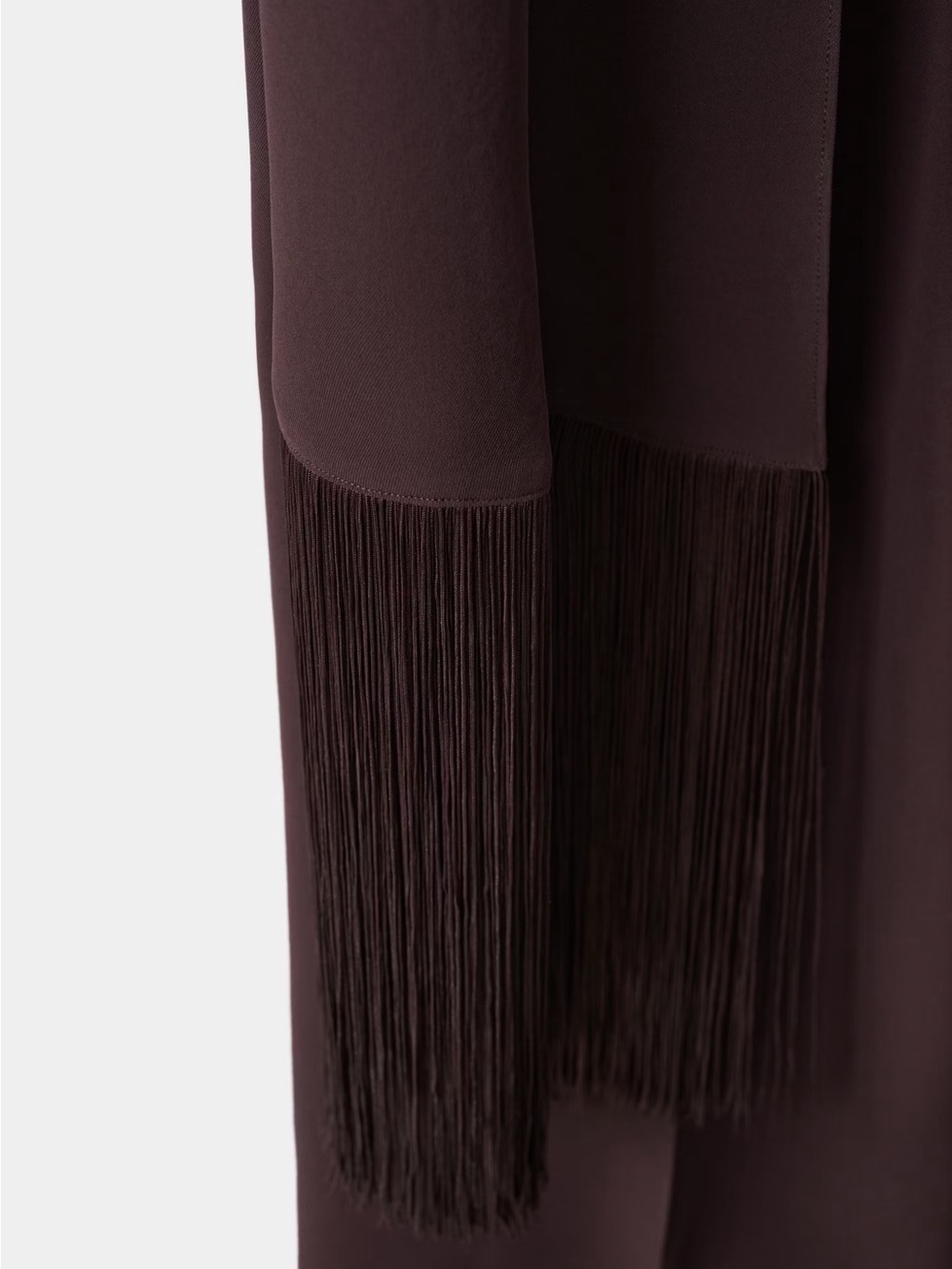 NWT (size M) MANGO ASYMMETRICAL JUMPSUIT WITH FRINGED SCARF - Picture 7 of 12